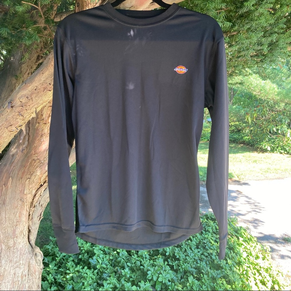 Dickies Lightweight Breathable Black Long Sleeve Under Shirt